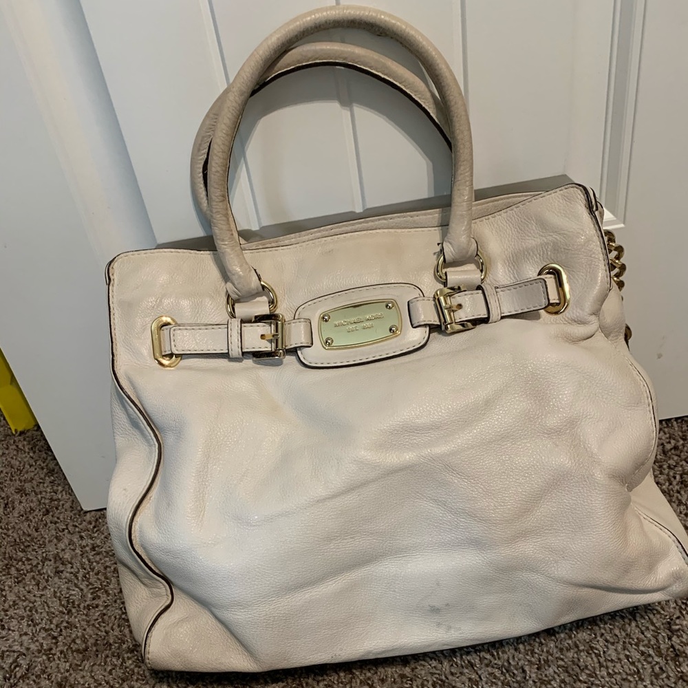 White Michael Kors purse - Picture 2 of 3